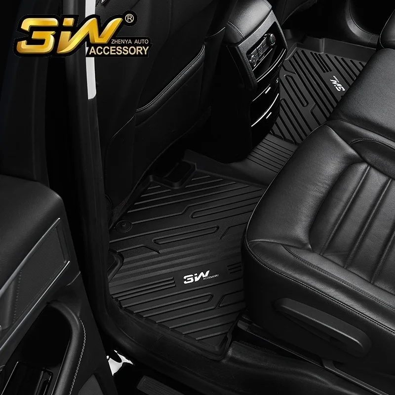 Коврики для Ford F150 SuperCrew Cab (2015 2019) Heavy Duty 1st & 2nd Row Bucket Seating TPE напольный лайнер под
