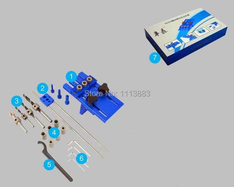 DIY деревообрабатывающие столярные высокоточные дюбель Jigs комплект с 3 метрическими дюбельными отверстиями(6 мм, 8 мм, 10 мм