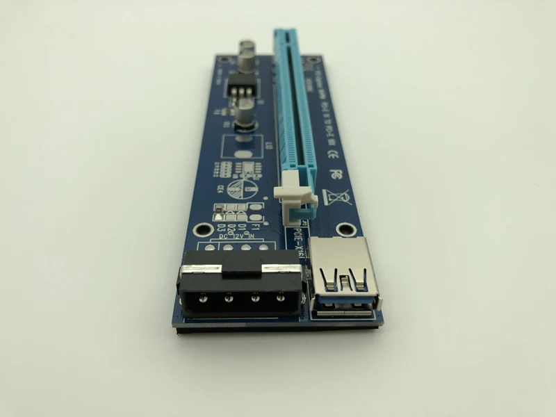 6 шт. 006C USB 3 0 PCI E Express 1X 4x 8x 16x расширитель переходника карта SATA 15pin папа к 4pin кабель