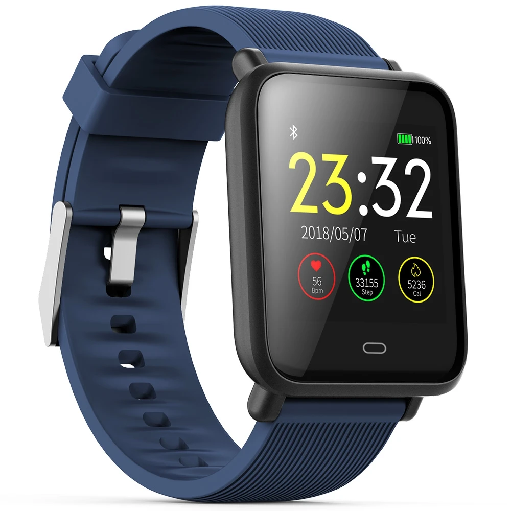 Q9 Colorful Screen Waterproof Sports Smart Watch for Android / iOS with Heart Rate Monitor Blood Pressure Functions | Электроника