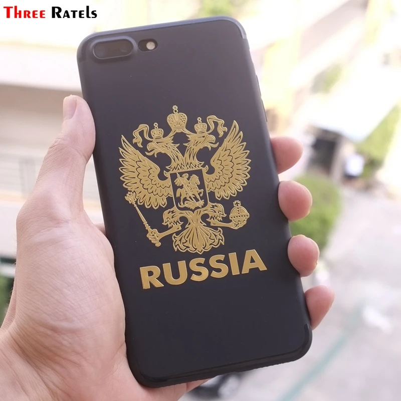 Three Ratels MT 020 #80*60мм 1 2 шт. Герб России двуглавый орел Крутые никель металлические