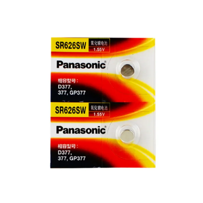 2 шт./лот SR621SW оксид серебра 6 8 мм * кнопочные Аккумуляторы для Panasonic AG1 364 164 D364 L621 1 55 v