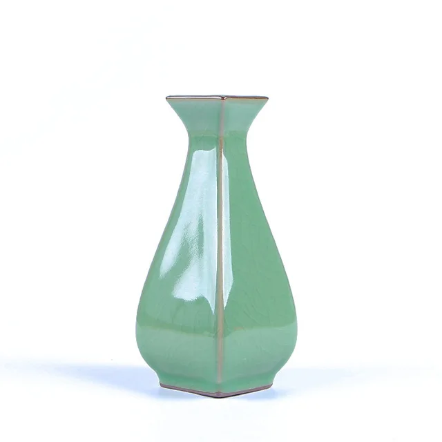 Longquan Celadon цветочные вазы стол элегантная декоративная ваза для Дома Керамический