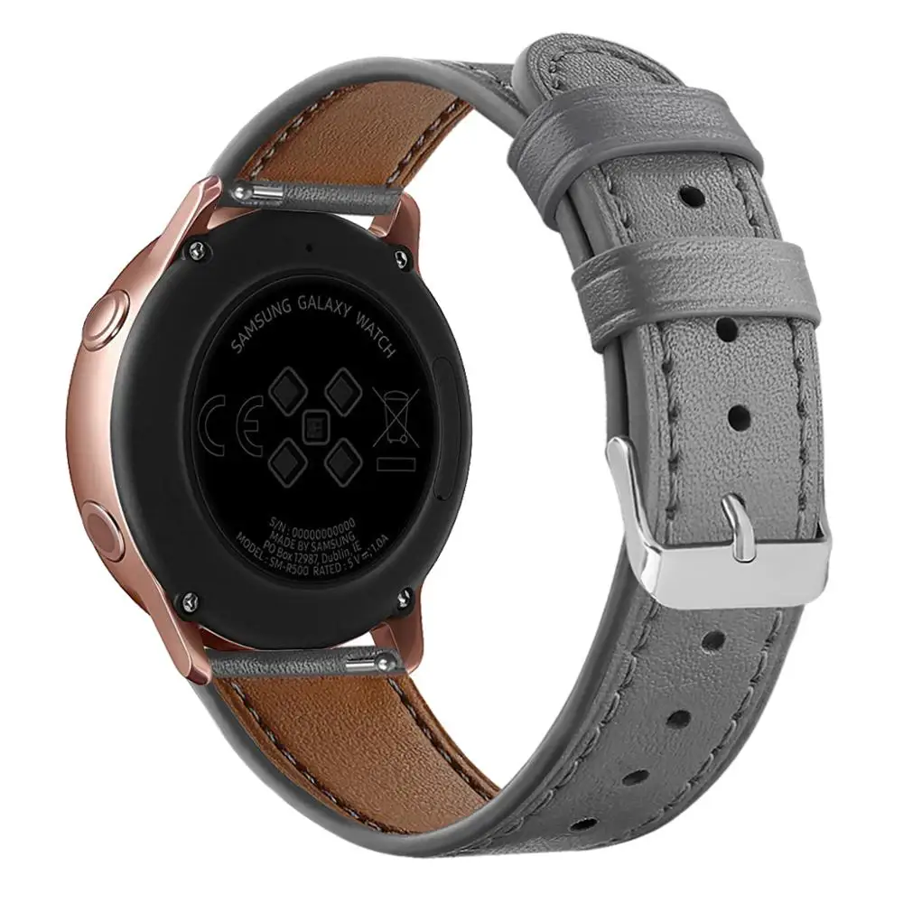 Ремешок кожаный ремешок для Garmin Forerunner 245 M Vivoactive 3 Music vivomove HR спортивные ремешки для умных часов Ремешки браслет