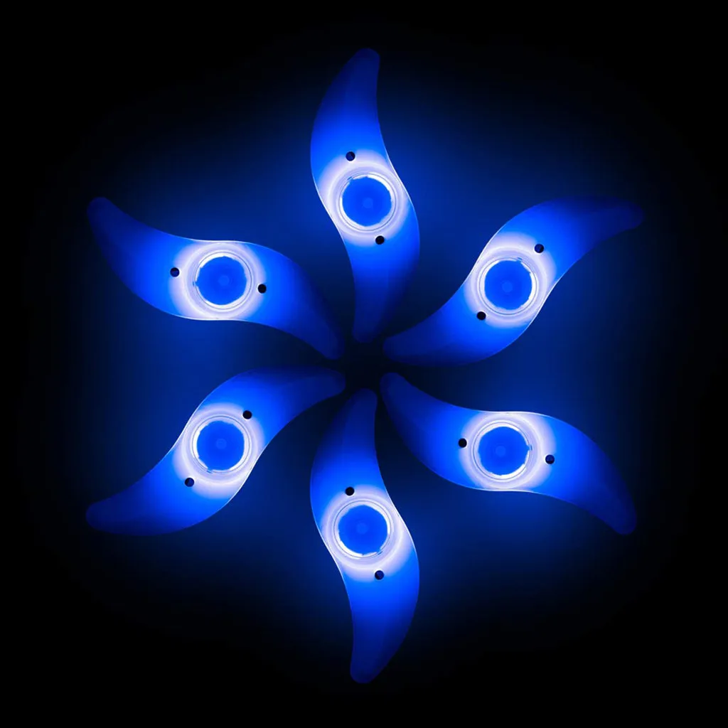 6 шт. ночные огни для езды на велосипеде велосипед велосипедные колесные шины