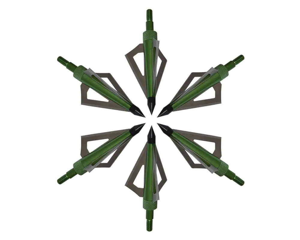 24pcs 6/12/24 Пакет 125 зерна 3 фиксированным лезвием охота Broadheads стрел и стрел для стрельбы из лука Охота очки металлические наконечники стрелы для блочного Лука и Охотный арбалет с употреблением желтого зубчика - Цвет: 24pcs