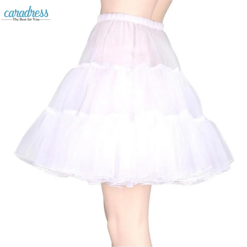 Розовый Черный Красный Белый Подъюбник Туту Underskirt для Женщин Мини-Юбки Оборками