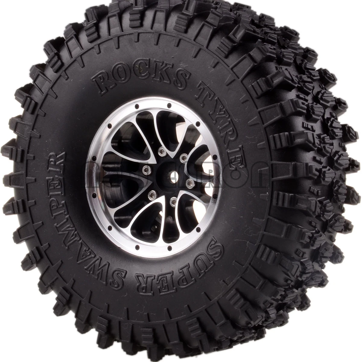 

NEW ENRON 4P Metal Beadlock Wheel Rims 120MM Super Swamper Tyre Tires RC 1/10 Rock Crawler TRX-4 Tamiya CC01 MST jimny D90 TF2