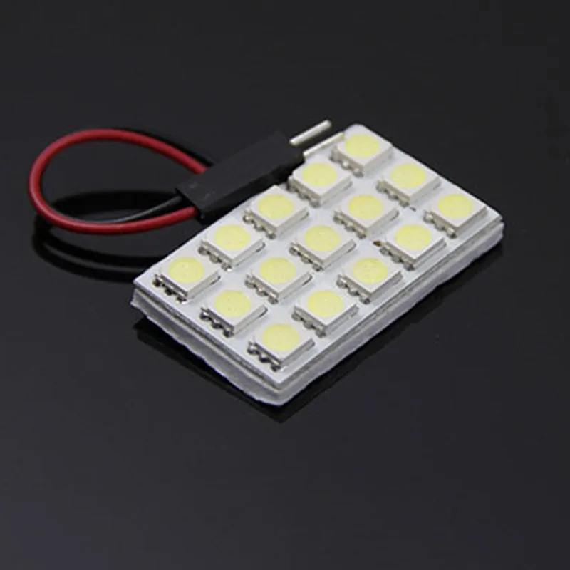 6 шт. Белый T10 15 smd 5050 Светодиодная автомобильная лампа для чтения салона