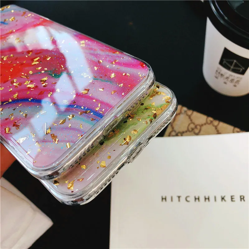 BEEBASE gliter силиконовый чехол для iphone X задняя крышка Модный мягкий телефон 7 8 6 6s Plus