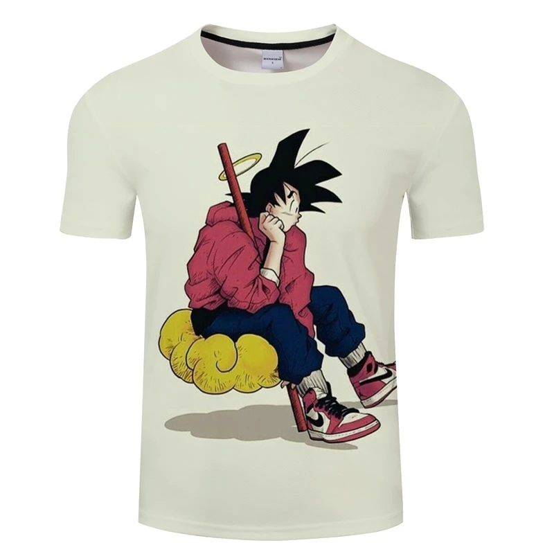 Мужская футболка с 3D принтом Dragon Ball Z Ultra Instinct летняя Goku забавные мужские футболки