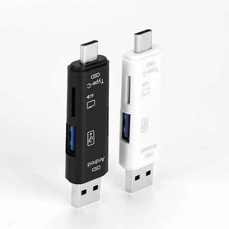 3 в 1 type-c кард-ридер для Android заголовки OTG расширение Micro USB 3,1 кард-ридер