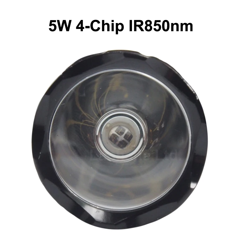 U F WF 501B 5 Вт 4 чип IR850nm 3 В 4.5 1 режим SMO ИК Фонарик Черный (1 х 18650)|flashlight q5|ir ptz ip camerair repeater