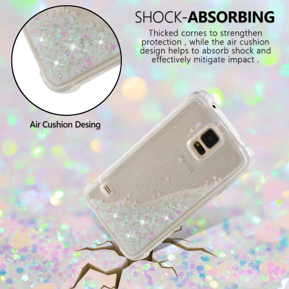 Новейший чехол для Samsung Galaxy S5 I9600 S6 G9200 S6Edge G925 S9 Plus мягкий с сыпучим песком задняя