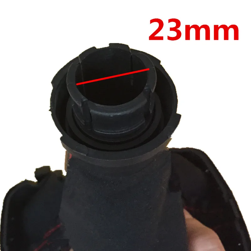 CARLOB 23mm Black Stitch PU 5 / 6 Speed For Audi A3 8L 2000 2001 2002 2003 Gear Shift Knob With Leather Gaiter Boot Cover | Автомобили и