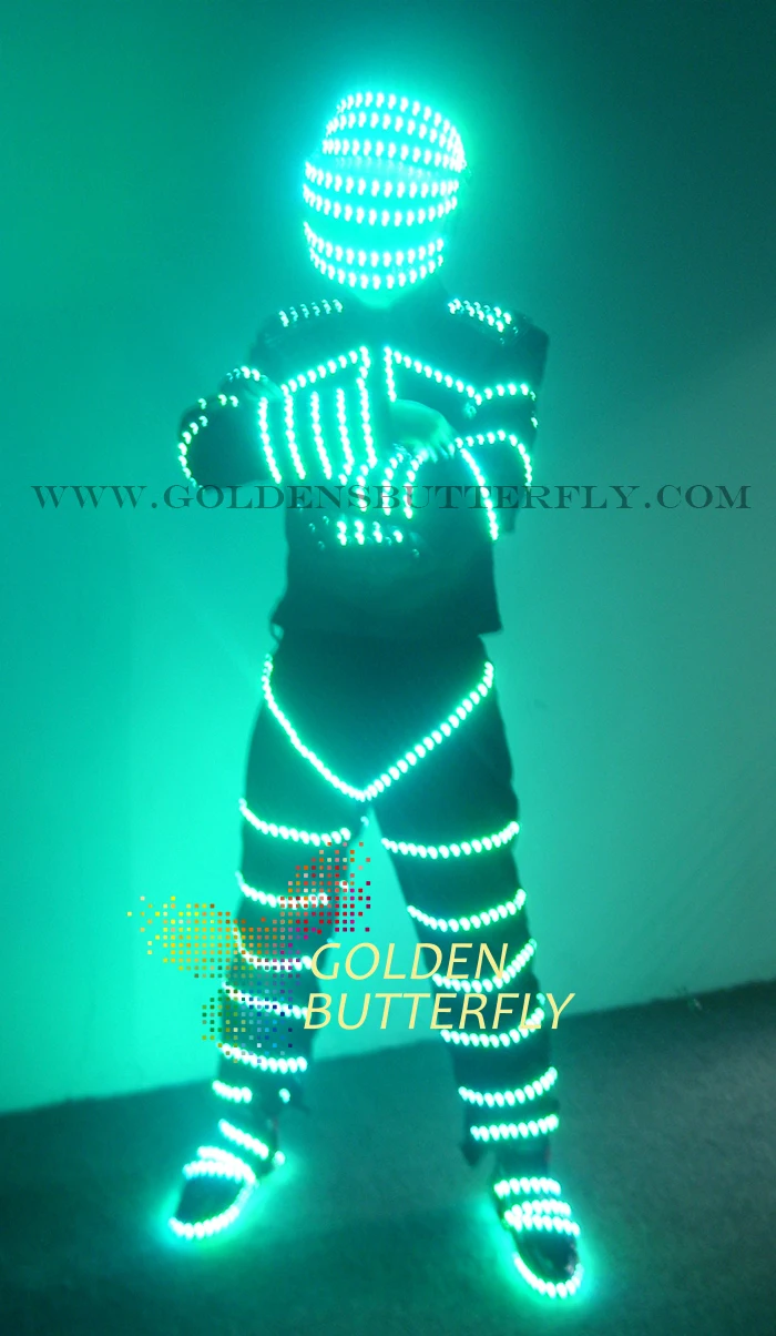 Одежда со светодиодами светящаяся одежда Сияющие костюмы перчатки 2017 горячая