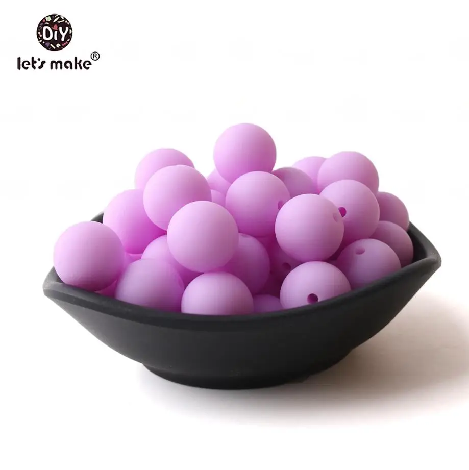 purple Давайте сделаем силиконовые бусины 12 мм 10 шт. грубые 4-6 месяцев ПВХ бесплатно Прорезыватель игрушки оптом DIY аксессуары пустышка цепи детский Прорезыватель - Цвет: purple