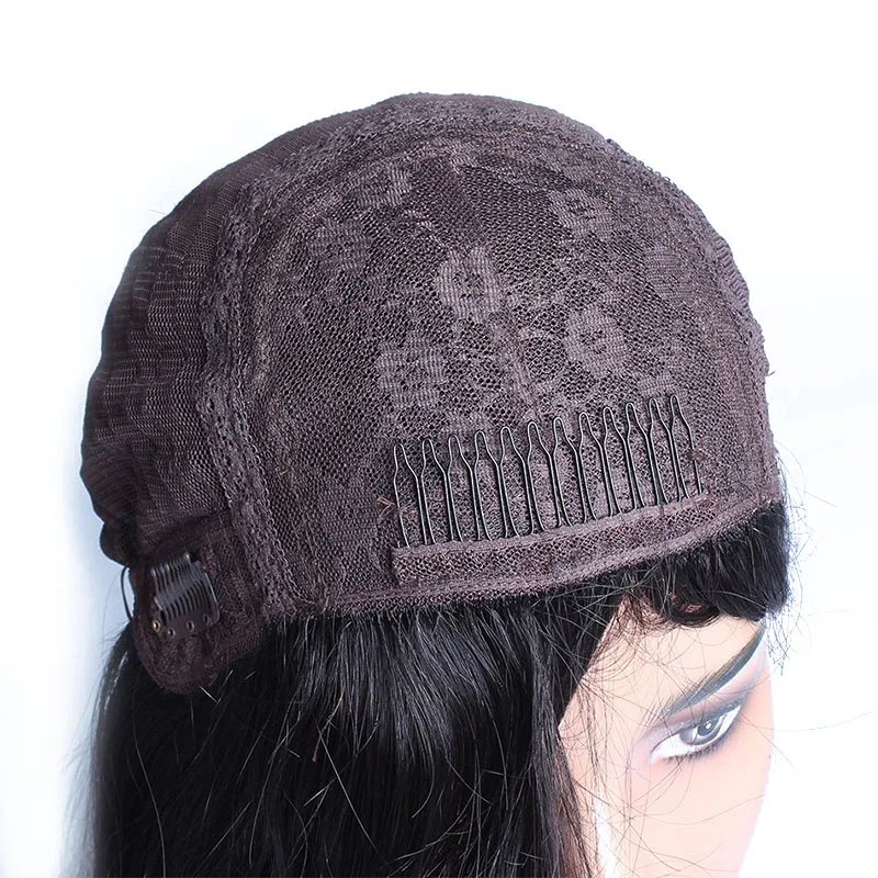 Кошерный еврейский парик европейские виргинские волосы прямые человеческие