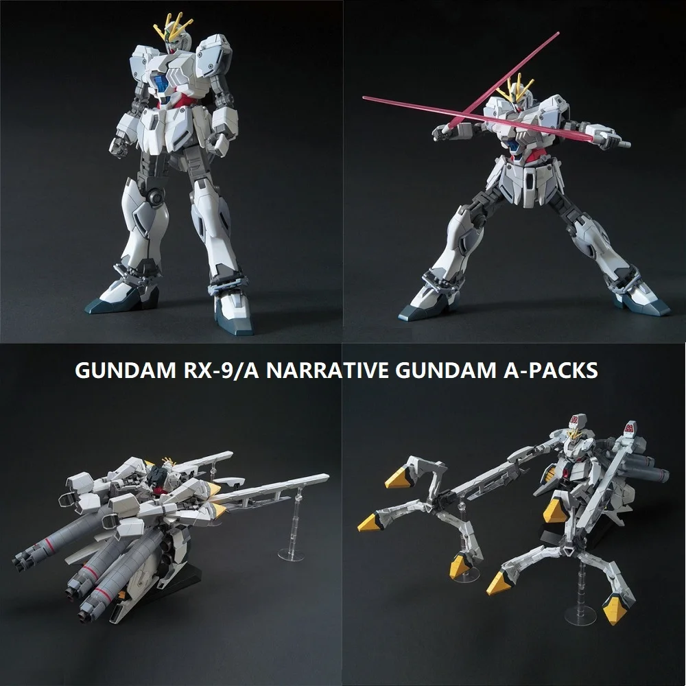 Оригинальный Bandai Gundam NT модель HG 1/144 Единорог рассказ A PACKS воина гундама мобильный