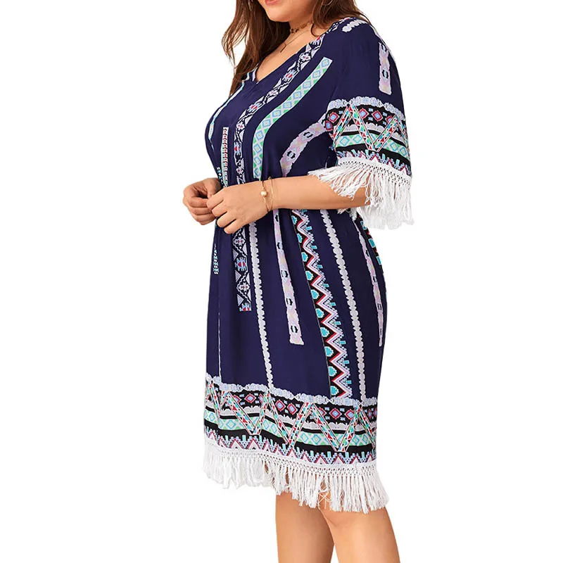 Летнее женское платье размера плюс, обхват груди 140 см, 6XL, 7XL, 8XL, 9XL, женское платье темно-белого цвета