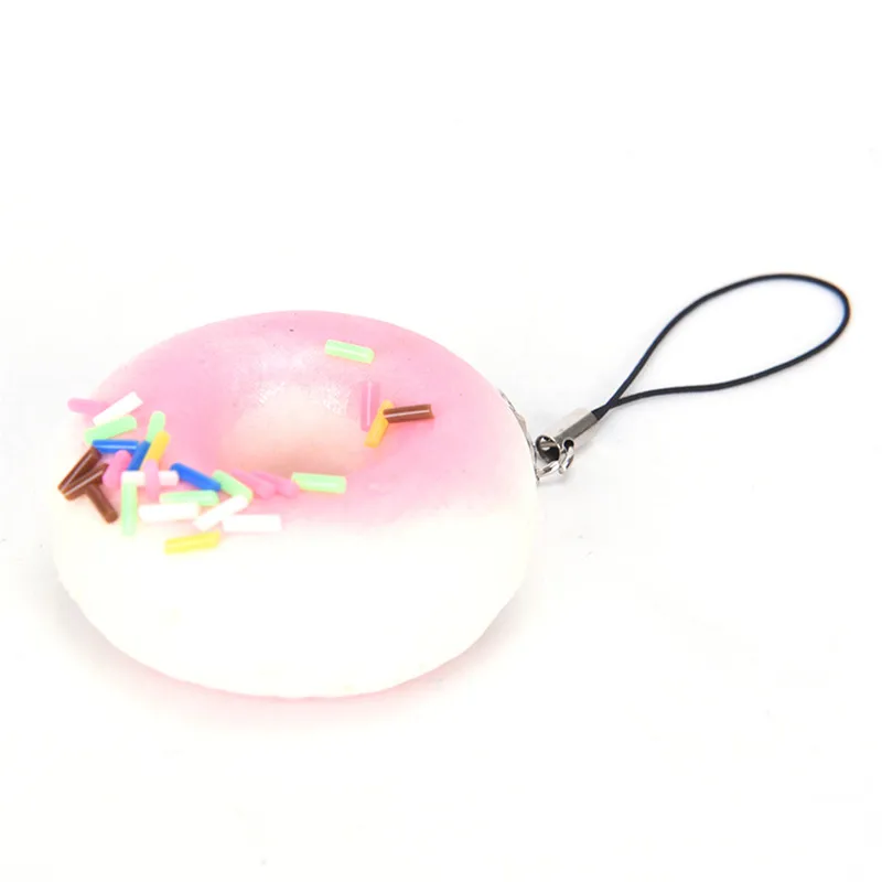 Модные искусственные подвески для женщин и мужчин в виде пончика с имитацией