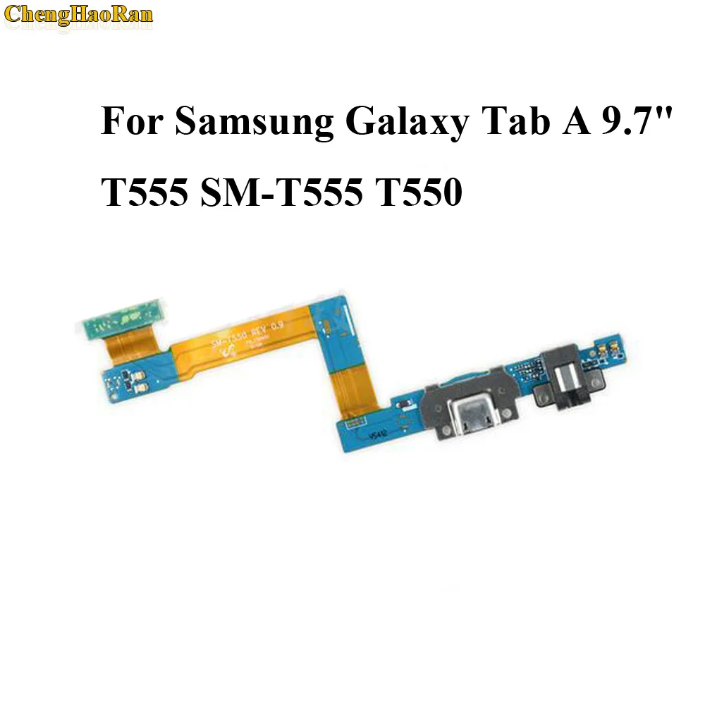 ChengHaoRan гибкий кабель для Samsung Galaxy Tab A 1 шт. 9 7 дюйма T555 SM T550 USB зарядка док