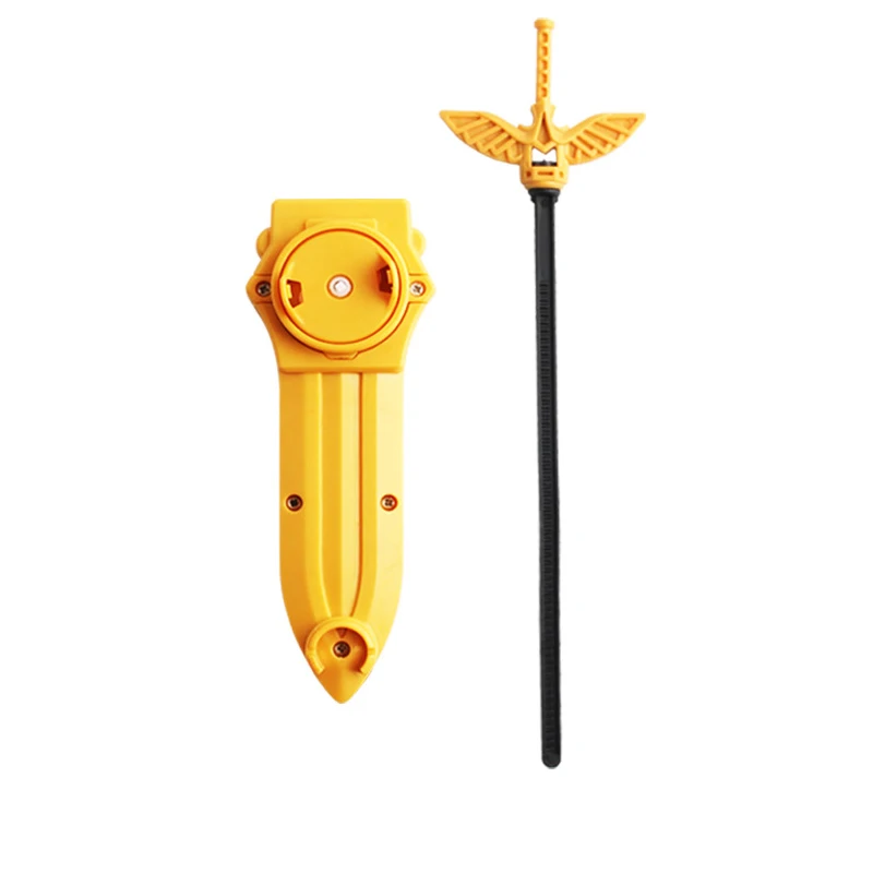 Sword Yellow Двусторонняя пусковая установка для Beybleyd Burst гироскоп аксессуары меч Тип линейка пусковая установка- 213011 - Цвет: Sword Yellow