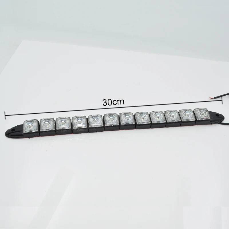 2X 12 светодиодный супер порошок Авто декоративный гибкий полосы высокое Мощность