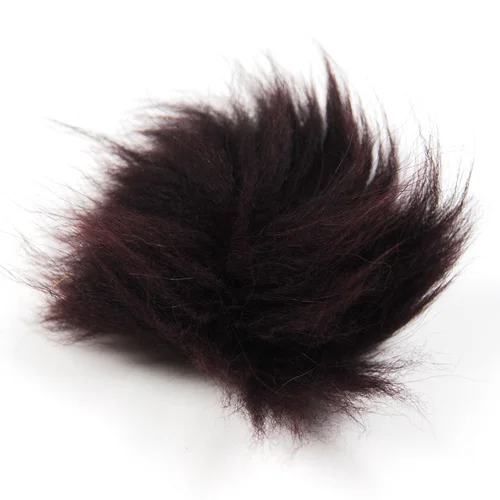 Dark Purple Wifreo лисий хвост волосы для трубки Fly Jig Стример Летать Связывание материал Коричневый Белый Красный Зеленый Оливковый розовый желтый Chartreuse - Цвет: Dark Purple