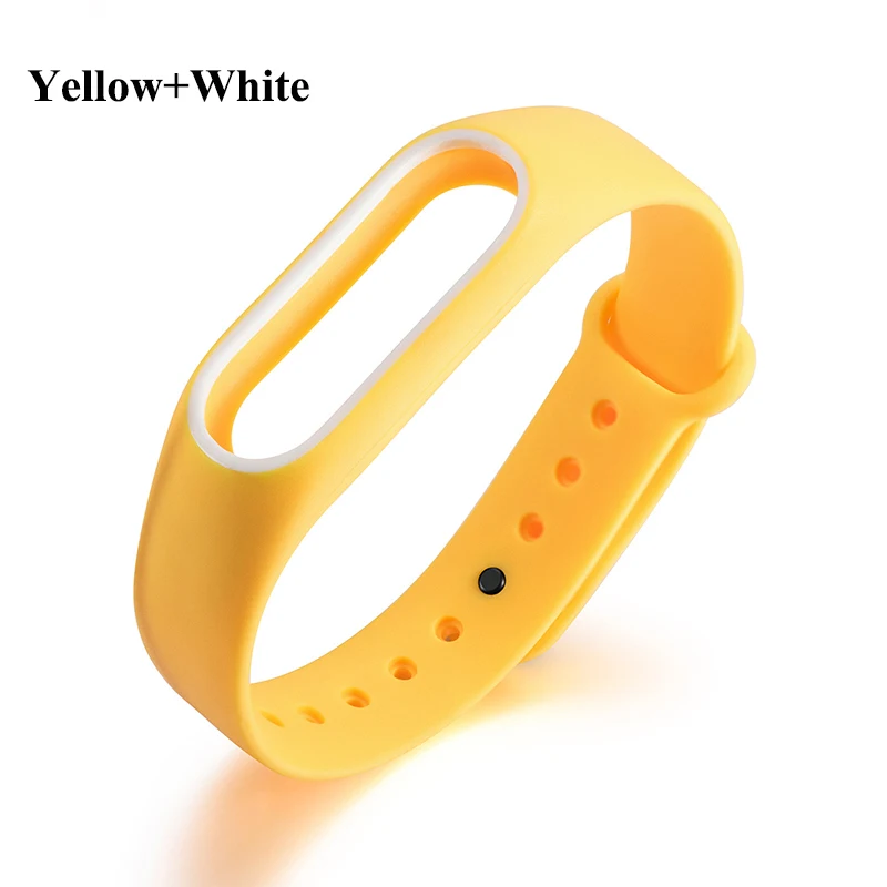 Браслет для MiBand 2 силиконовый ремешок двойной цвет замена Xiaomi Mi Band ремешки |