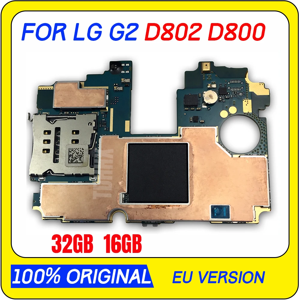 Материнская плата для LG G2 D802 D800 16 ГБ 32 разблокированная материнская с