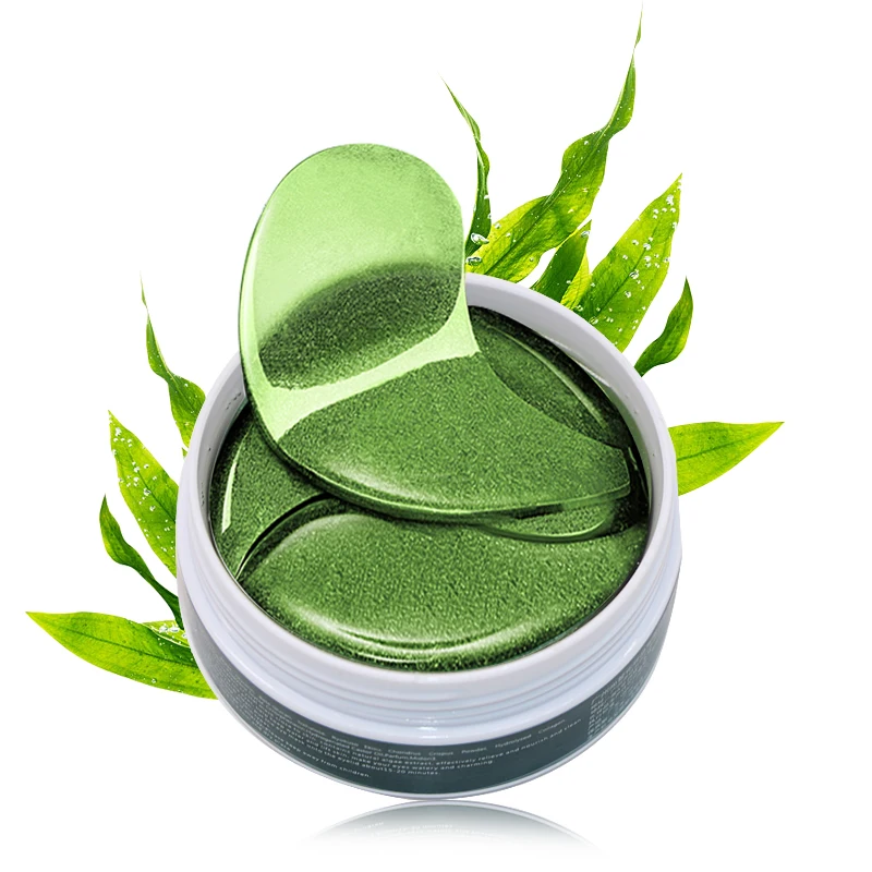 

Seaweed Collagen Eye Mask Anti-Wrinkle Dark Circles Remover Eye Patches for The Eyes Skin Care Moisturizing Whiten 60pcs/bottle