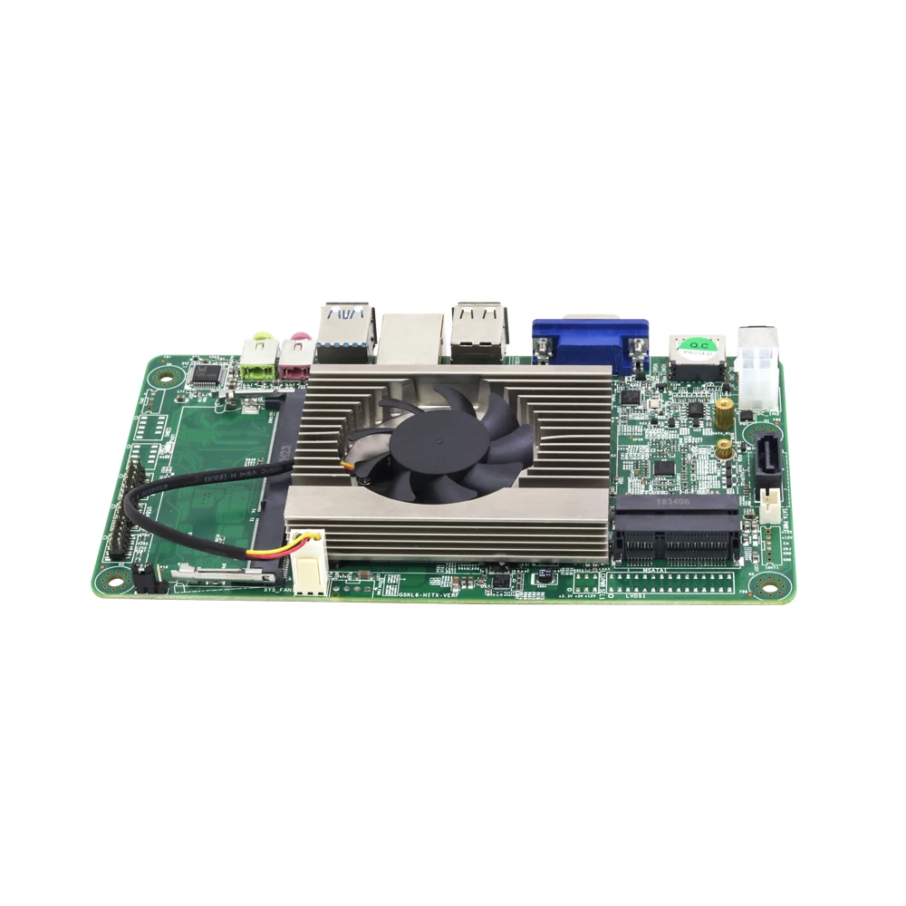 Материнская плата HLY Mini DDR4 i5 7200U Mini ITX материнская плата HDMI VGA USB2.0 USB3.0 mSATA SATA разъем Mini PCI-E Фирменная новая плата