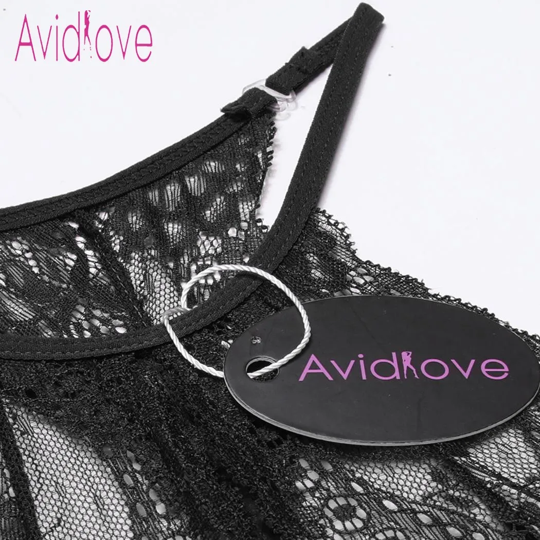 Avidlove прозрачное пикантное эротическое женское бельё костюмы для женщин Мини Ночная рубашка ночное белье Экзотическая одежда порно секс интимное белье