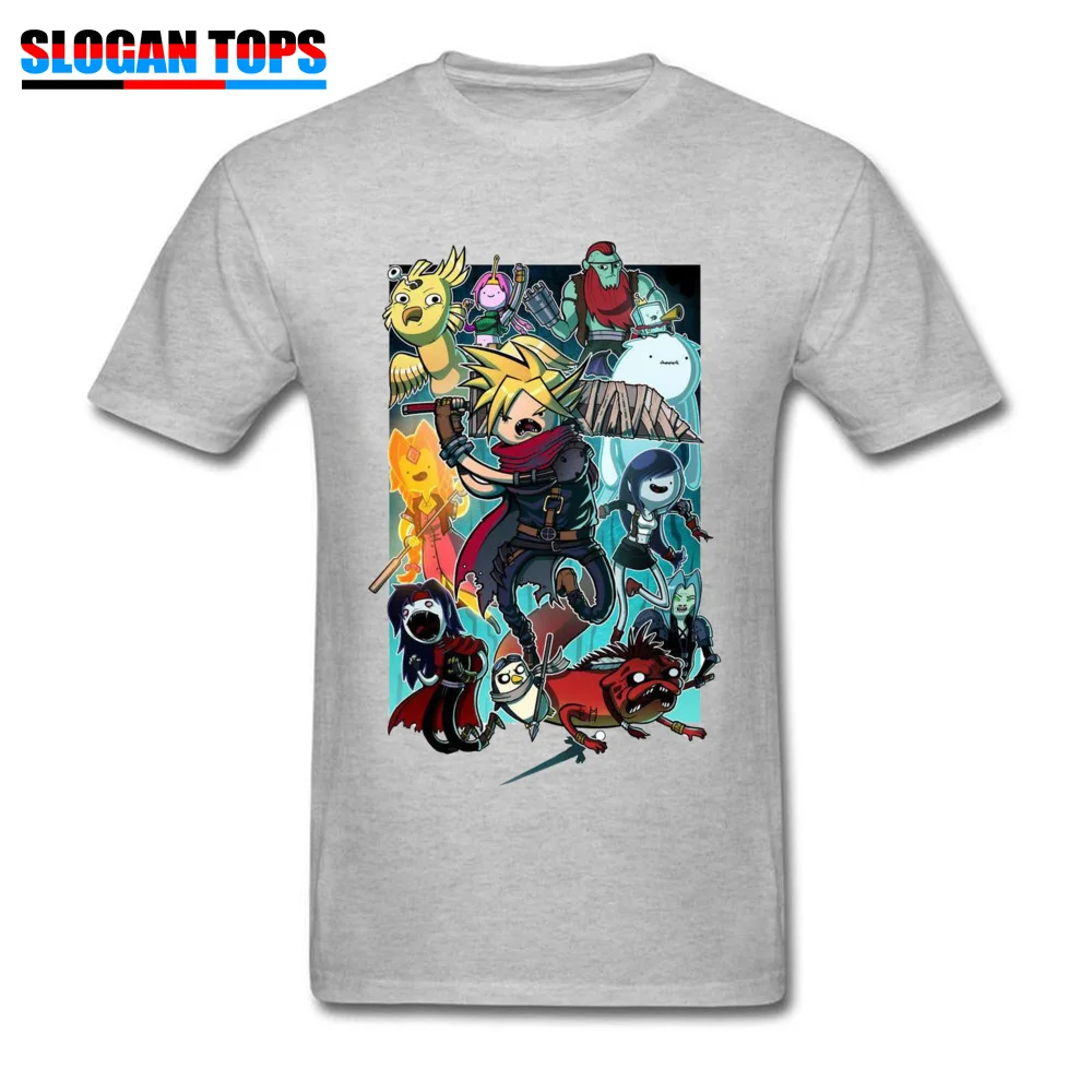 Футболка мужская с финальной фантазией хлопковая тенниска мультяшным 3D принтом