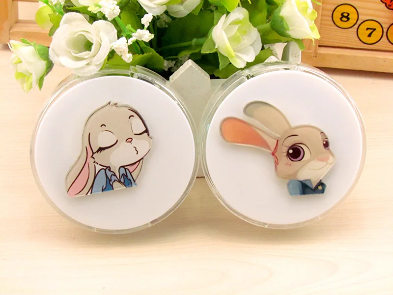 LIUSVENTINA DIY акриловый милый кролик Джуди из зверополиса лиса Ник курица футляр для