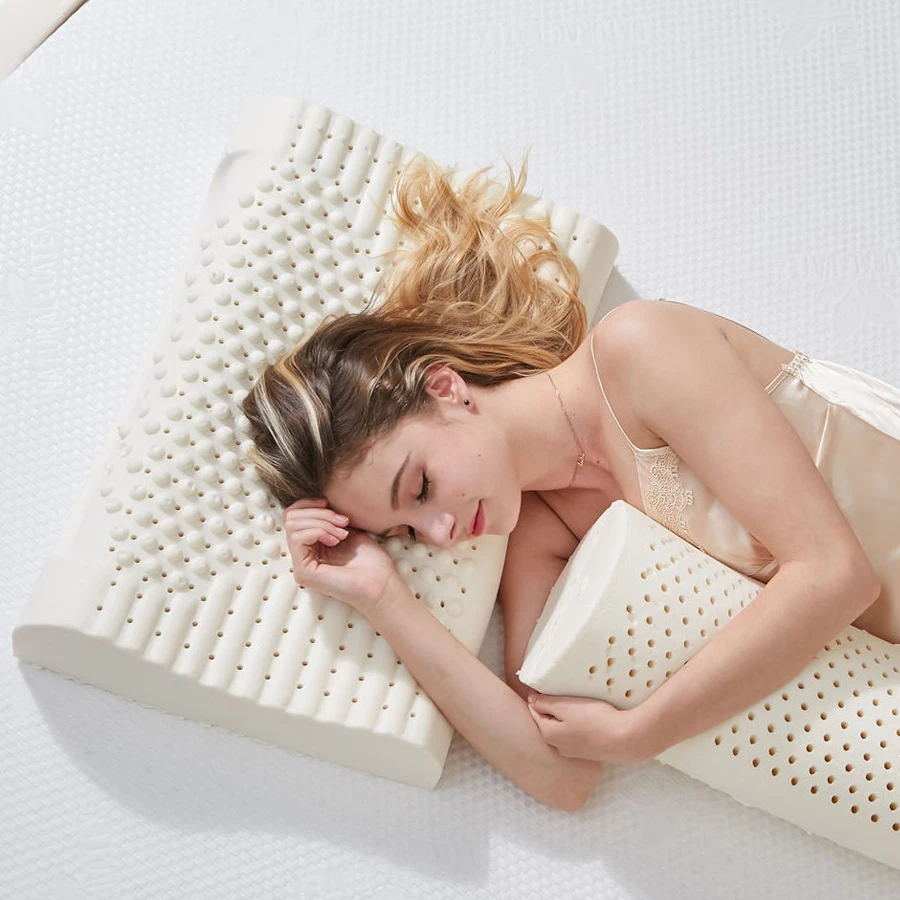 Ортопедическая подушка из натурального латекса для сна массаж частиц подушек