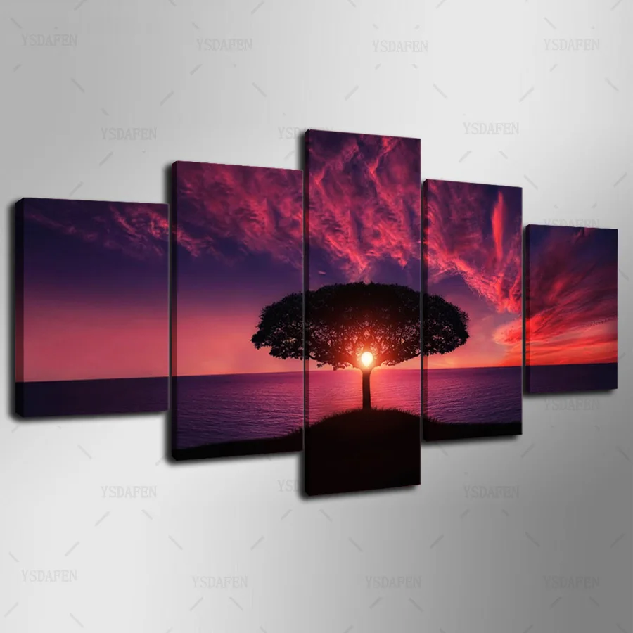 

HD Printed Painting Canvas Printing Tree painting Room decor print poster picture canvas Framed Art HG-041