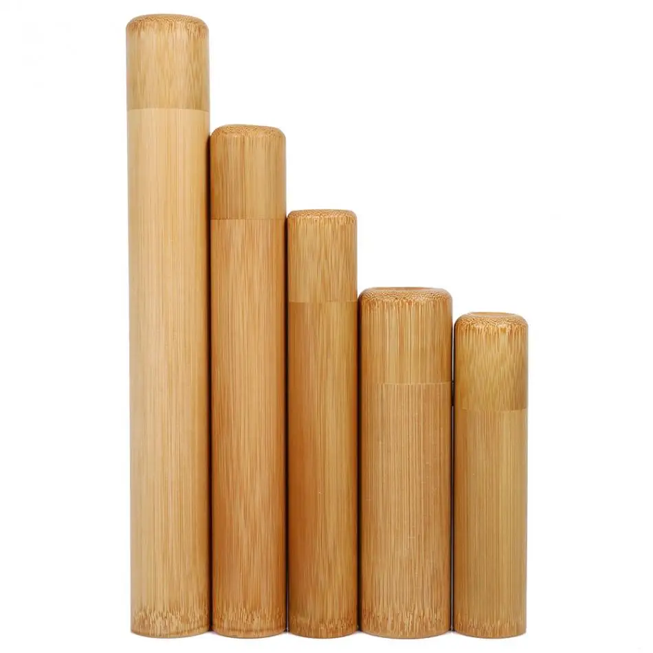 Бамбуковые банки для хранения Деревянные маленькие контейнеры специй чая кофе