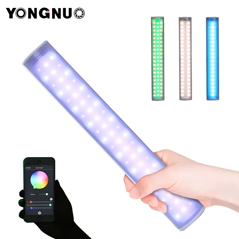 YONGNUO YN60Pro мини светодиодный видео свет RGB ручной для фотосъемки 3200-5500K Nikon Canon Sony Power