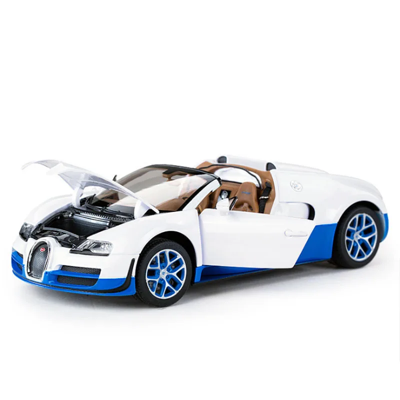 1:18 Модель автомобиля игрушки Bugatti Veyron 16,4 Grand Sport Vitesse литая под давлением гоночная модель автомобиля оригинальная коробка для детей рождественские подарки