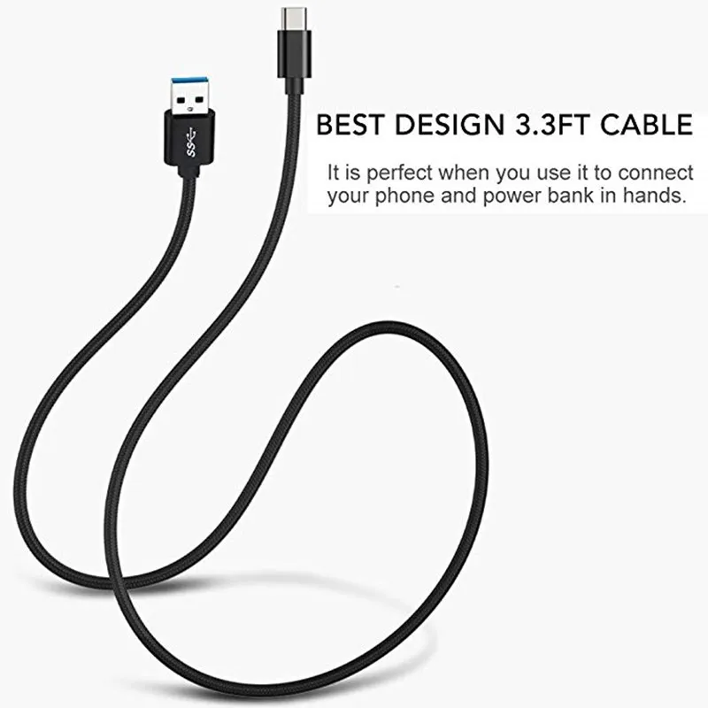 Кабель USB Type-C для Xiaomi Redmi note 7 Huawei P30 P20 Samsung A9 2018 NOTE 9 S10 PLUS S9 S8 OnePlus 6t 6 ZTE CType-C | Мобильные