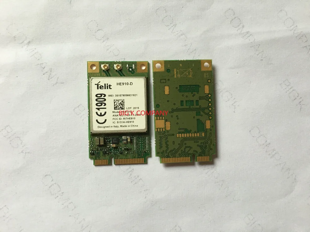 JINYUSHI для HE910 D Mini PCI E 3 75G 100% новый и оригинальный подлинный дистрибьютор UMTS HSPA +