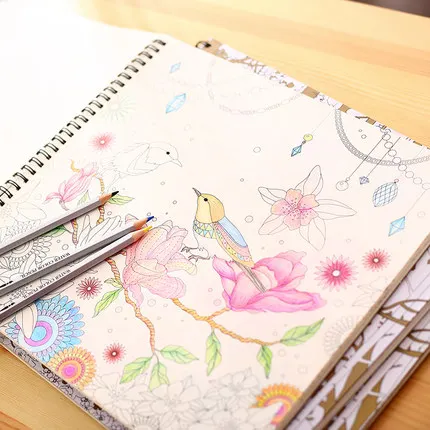 Китайская раскраска для взрослых развития интеллекта снимает стресс Рисование