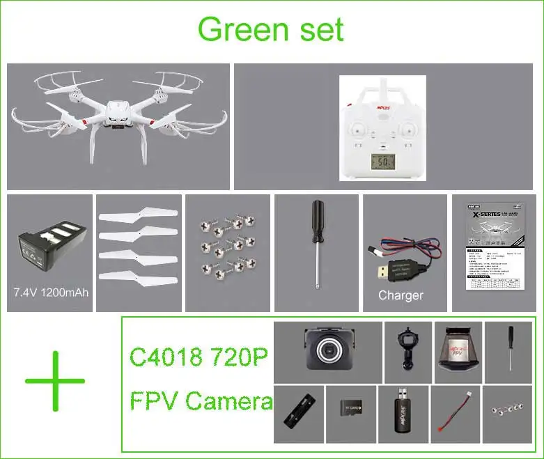 MJX X101 Квадрокоптер Профессиональный Дрон большой размер Wifi FPV Gimbal может добавить C4015/C4018/C4016 720P HD камера видео дроны в реальном времени