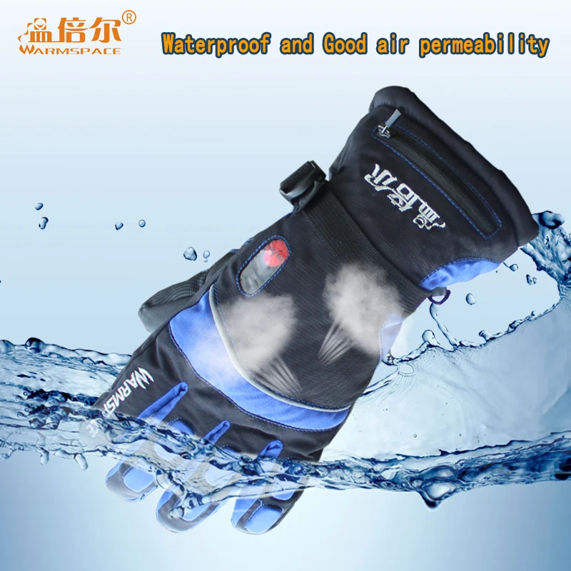 Зимние перчатки с электрическим подогревом Warmspace 7 4 В 4000 мАч лыжные