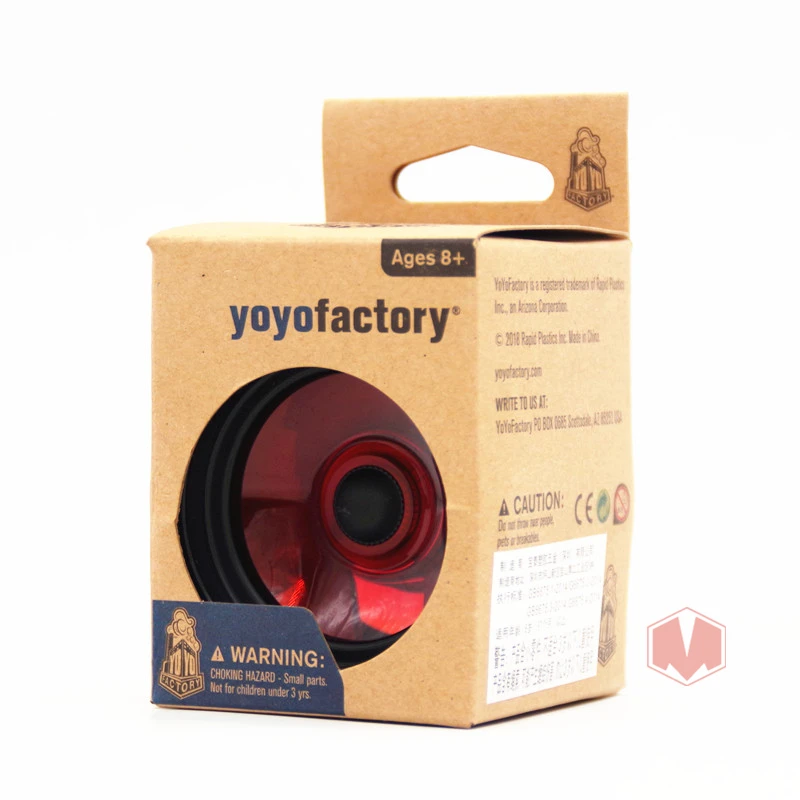 

New Arrive Yoyofactory Overthrow YOYO metal ring 1A yoyo Professional gift for boys