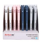 Гелевая ручка со стираемыми чернилами, с изображением панды, розовой мыши, синего цвета, 0,35, 4 шт.