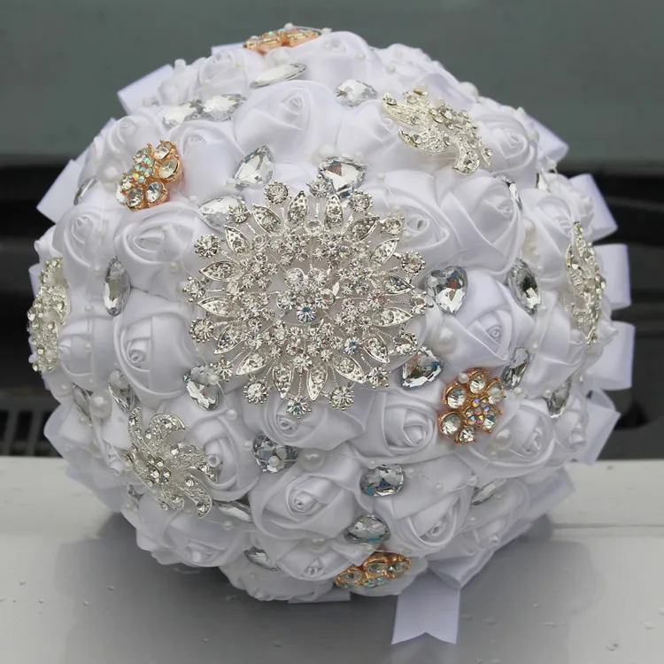 Брошь цвета слоновой кости, кремовый букет, свадебный букет de mariage, полиэстер, свадебный букет s, жемчужные цветы, buque de noiva PL001