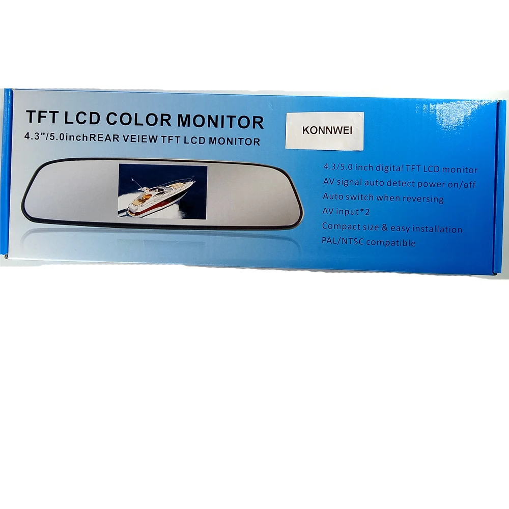 4.3 inch Car Monitor LED Rear View Mirror Camera Video high quality | Автомобили и мотоциклы